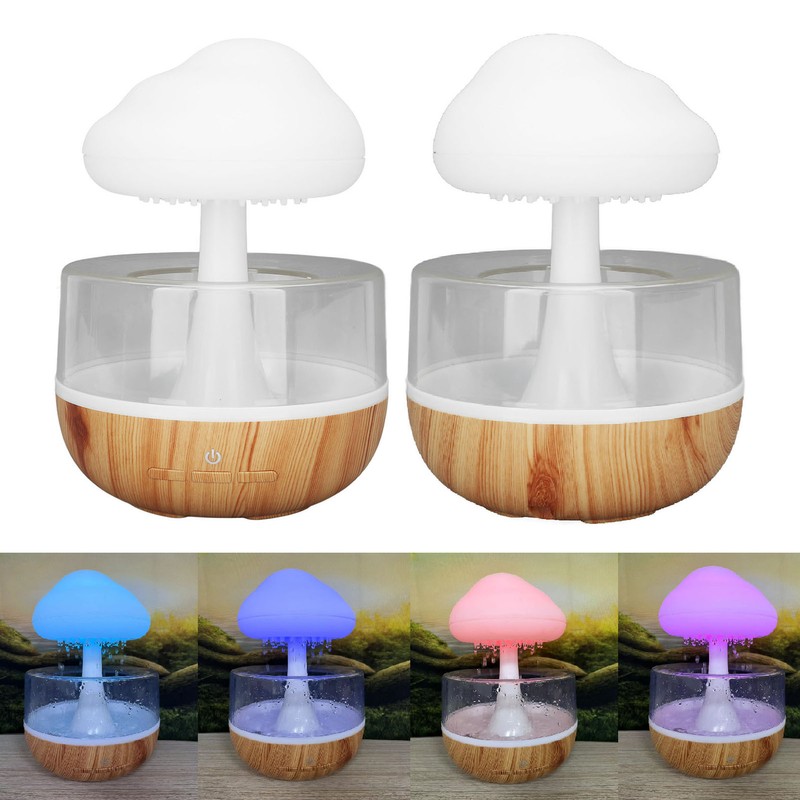 Rain Cloud Humidifier Water Drip Cute Essential Oil Diffuser with