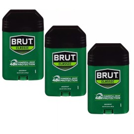 BRUT Antiperspirant & Deodorant SIGNATURE Scent SOLID 2.7oz ( 3 pack )