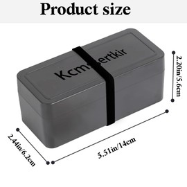 Kcmssertkir Film box 120/135 film case for protecting and sorting film, holds 10 rolls of 135 film/8 rolls of 120 film, ABS freezable (film not included) (Gray)