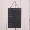 The Slate Range Weekly Meal Planner, Menu Board for Kitchen,