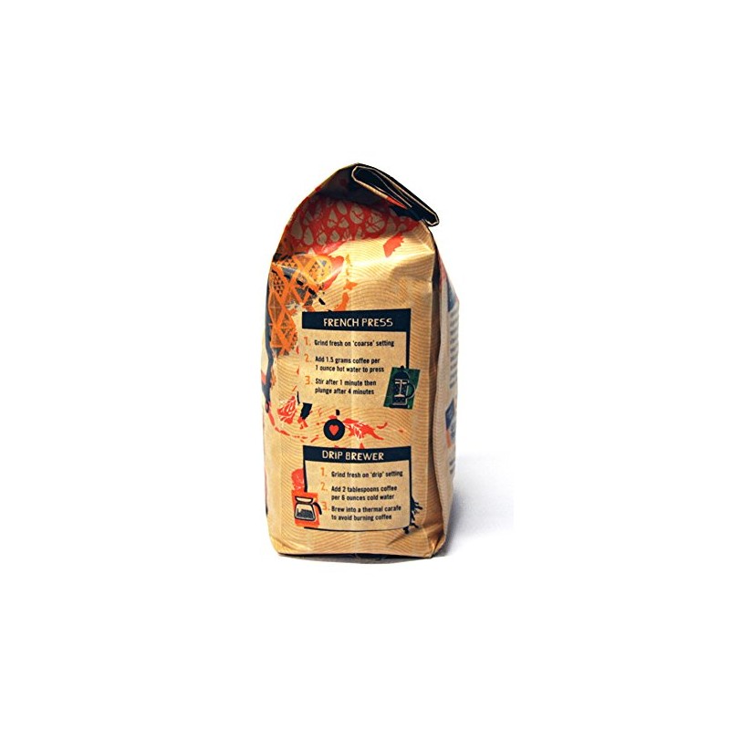 Mother Earth Coffee Organic Medium Roast Blend Whole Bean 32