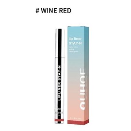 OUHOE Lip Gloss - Long-Lasting Nourishment, Waterproof Lip Volume Eyeliner Lipliner Cosmetic peel of flip liner Makeup Fall Gift - Color: red lip liner