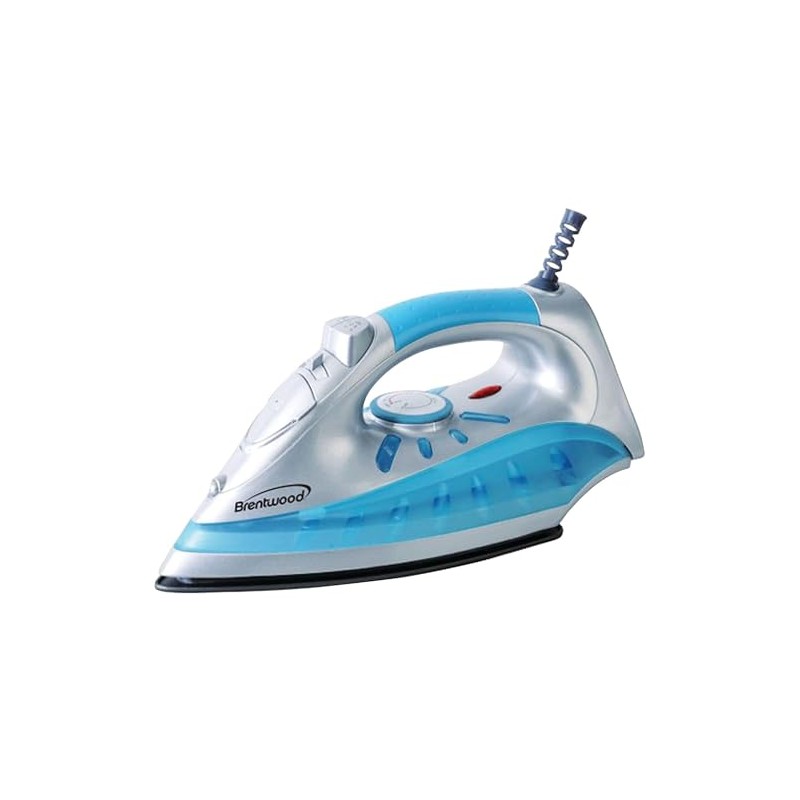 Brentwood Non-Stick Steam Iron, Silver