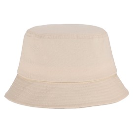 Umeepar 100% Cotton Fishing Hat, Sun Hat, Summer Hat for Men and Women - Plain beige yellow plain, size: S-L
