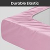 Prime Linens Extra Deep 30Cm Plain Fitted Sheet, Elastic Pocket