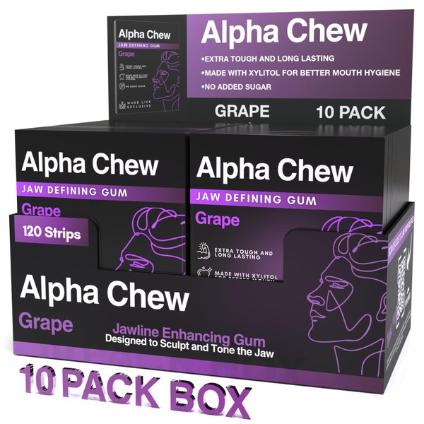 Jawline Chewing Gum for Men | Hard Chewing Gum for