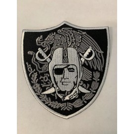 OAKLAND RAIDERS Mexico Shield Raider Nation Iron-on PATCH LAS VEGAS MVP