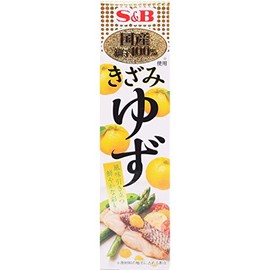 Chopped Yuzu(Citron) Paste,Japanese Seasoning 1.41oz(40g),Plastic Tube Condiment