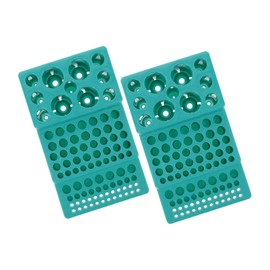 Mobestech 2pcs Multi-purpose Test Tube Holder Lightweight Rack for Experiments and Science Projects Suitable for Diameter Tubes Portable and Stable Design