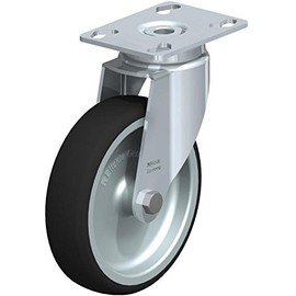 Blickle LKPA-PATH 126G Swivel Caster, 4.92" Wheel Diameter, 264 lb. Load Capacity