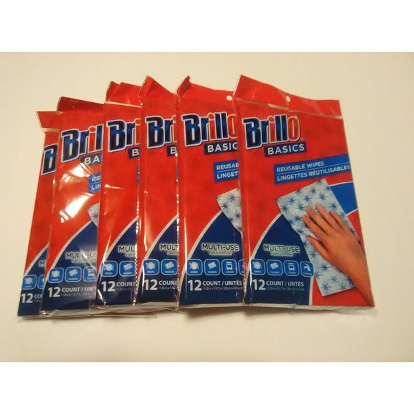 Brillo Basics Multi-Use Reusable Wipes (9-count packs) (6)