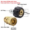 Twinkle Star Pressure Washer Adapter Set, Quick Disconnect Kit, M22