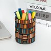 EUYJKMSXC Pencil Holder, Pencil Cup Holder for Desk, PVC Leather