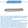 X AUTOHAUX Timing Chain Kit No.2432225000 for HYUNDAI for Genesis