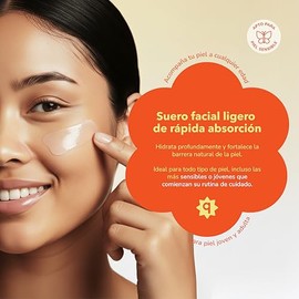 Quiin Hyaluronic Probiotic Serum  Suero Facial con Ácido Hialurónico y Probióticos que Hidrata y Equilibra la Piel  Fórmula Ligera con Avena y...     