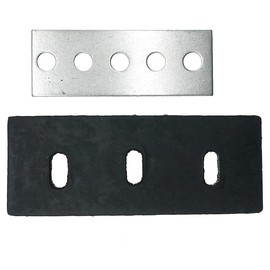 3/8" 3-Blade Universal Snow Blower Impeller Replacement - Heavy-Duty Steel Scraper for Snow Removal - Compatible with Most Snow Blowers