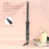 K&K 0.75" Tourmaline Ceramic Curling Iron, Professional Hair Curler Clip