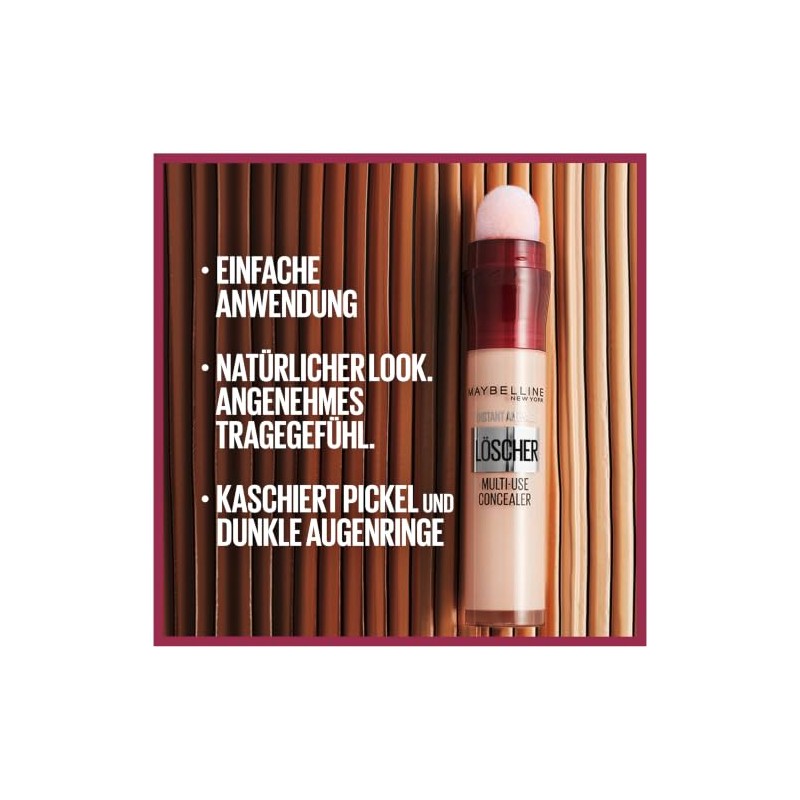 Maybelline New York Instant Anti-Age Effect Concealer, with Micro Eraser