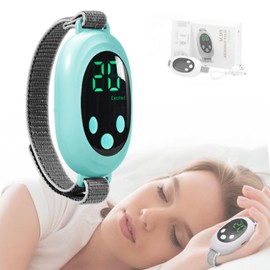 Dispositivo de Ayuda para Dormir, Neurocontrol para Ansiedad, Aparato para La Anti Ansiedad, Asistencia para el Sueño Nocturno Portátil, Mejorar La Ansiedad Del Sueño (verde)