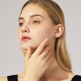 Hedgehog Earrings 925 Sterling Silver Hedgehog Stud Earrings Hedgehog Jewelry Gifts for Women Girls