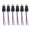 Car Automobile Electronic Relays with Safety Fuse Normally Open 30A/12VDC