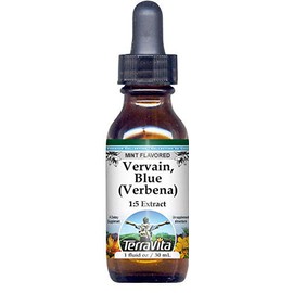 Vervain, Blue (Verbena) Glycerite Liquid Extract (1:5) - Mint Flavored (1 oz, ZIN: 523190)