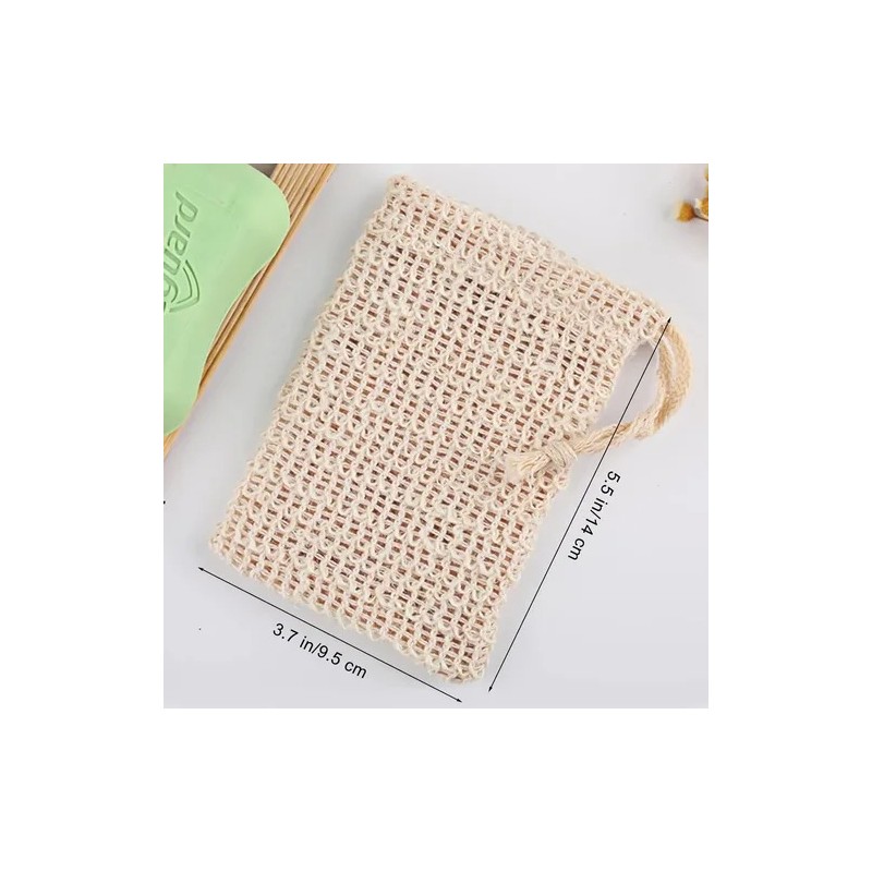 20 Piezas Bolsa De Sisal Exfoliante Para Jabón Baño Ducha