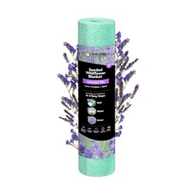 Growtrax Lavender Roll 40 SQ FT – English Lavender Seeds for Outdoor Planting – Easy, Drought-Tolerant, Pollinator-Friendly Wildflowers for Garden Borders & Walkways