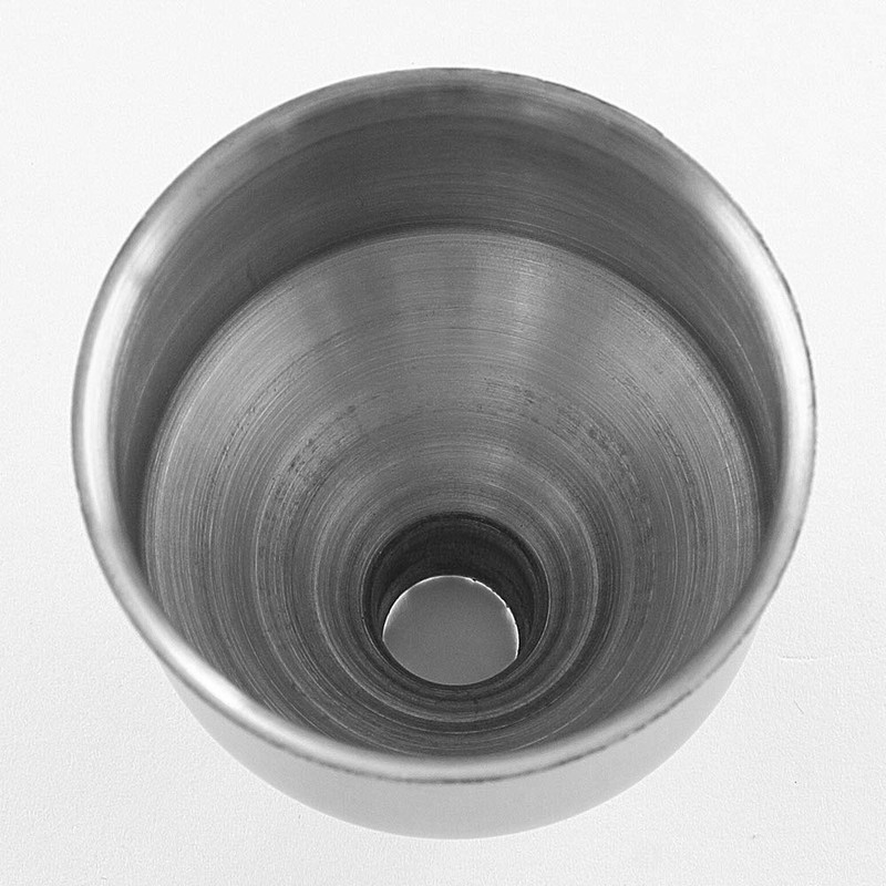 YWQ 6 Pcs Stainless Steel Flask Funnels, Set of 6