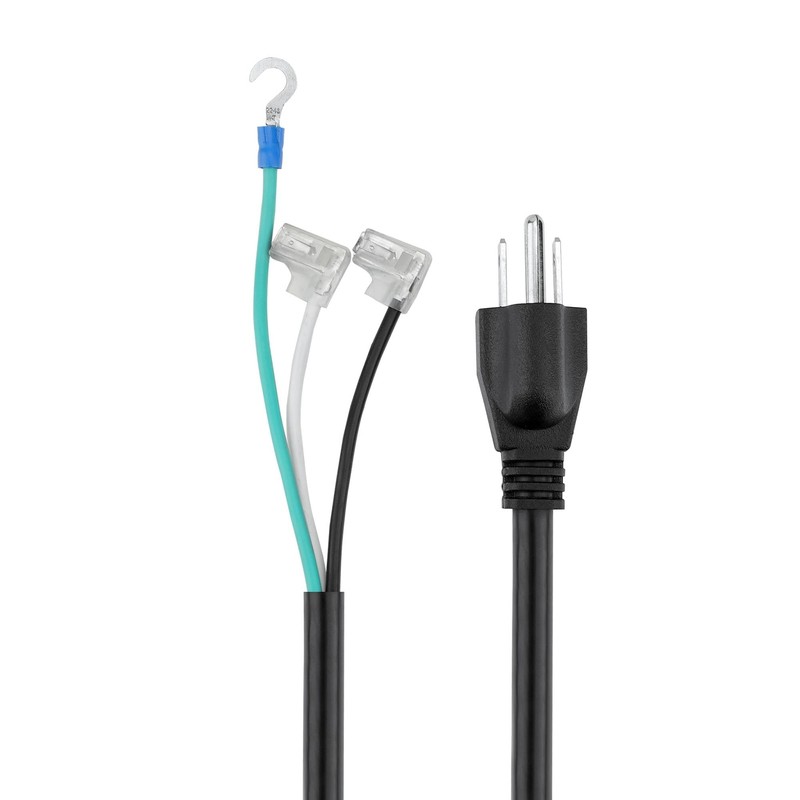 PGENDAR Pool Pump Power Cord 6 Feet Extension Electrical Plug