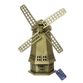 ZOVIE Metal Netherlandish Windmills Statue Home Decoration Make of Pure Copper (Netherlandish Windmills)