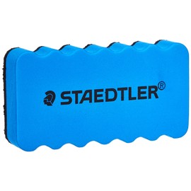 STAEDTLER 652 BK Lumocolor Whiteboard-Wischer Blisterkarte, 3 Stück, blau, Blau