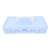 Gouache Paint Box 24 Well Storage Palette Box Portable Plastic