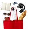 Bolsas de mano 100% algodón a granel, bolsa promocional reutilizable