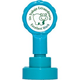 Spanish Self inking teacher reward stamp"Un trabajo extraordinario" X11973