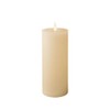 Lumineo Battery Operated Cream 7.5 in Wax Candle, Warm White