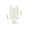 PATIKIL Kitchen Sink Rack Feet, 50 Pack 4mm ID Plastic