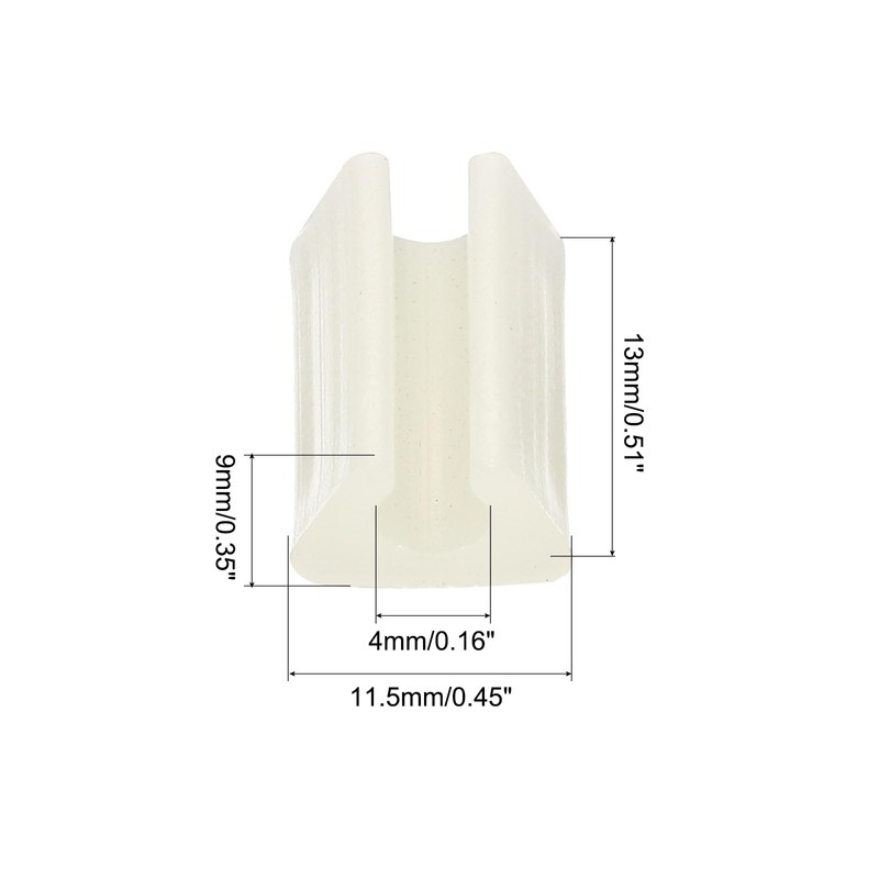 PATIKIL Kitchen Sink Rack Feet, 50 Pack 4mm ID Plastic