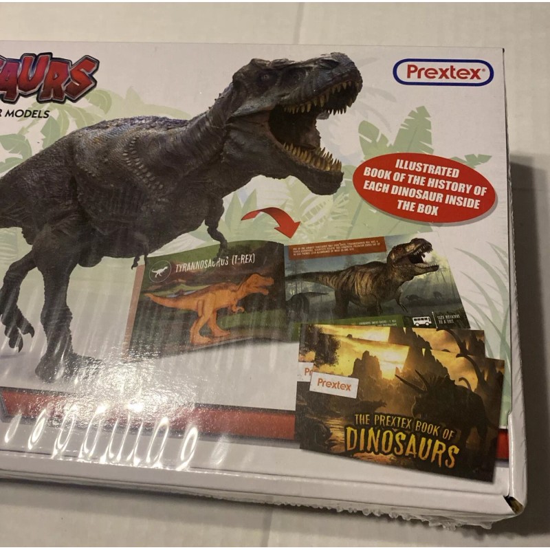 Prextex Dinosaurs Life-Like Dinosaur Models Includes 12 in 1 Collection