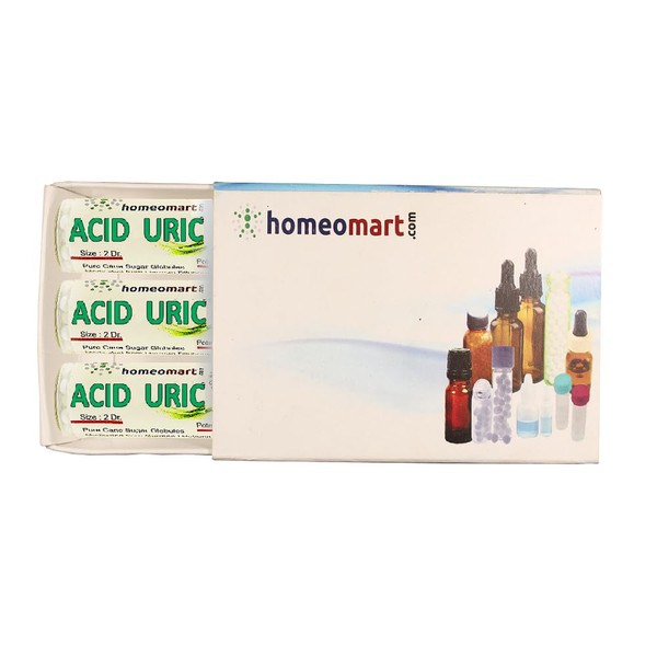 homeomart.com Acidum Uricum Homeopathy Pellets (Pills) in 1mPotency, Pack of