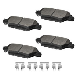 YxpBrake Ceramic Rear Brake Pads with Hardware Fit for Mazda CX-9 2016 2017 2018 2019 2020 2021 2022 2023