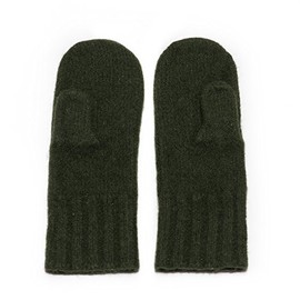 Dachstein Woolwear 2 Ply 100% Extra Warm Austrian Boiled Wool Alpine Mittens in Many Vibrant Colors (Green, 7.0)