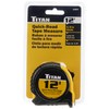 Titan 10904 Tape Measure with Easy-Read Standard Markings and Durable