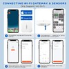 WiFi Water Leak Detectors 5 Pack, 120dB Adjustable Loud Water