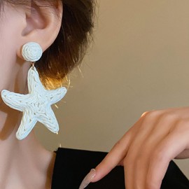 Shell Dnagle Earrings for Women Starfish Earrings Seashell Earrings Summer Beach Outfits Jewelry Gifts