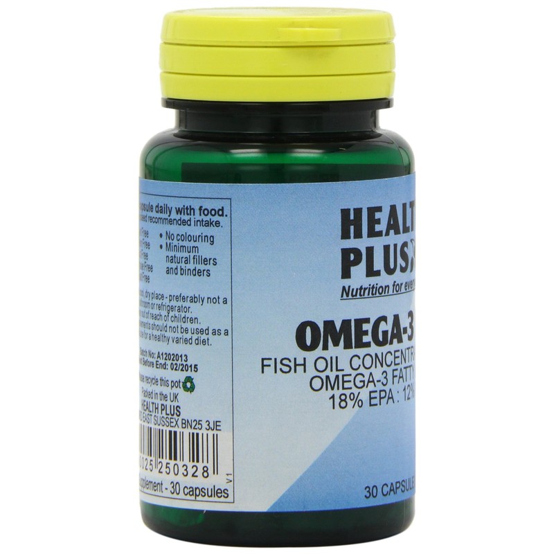 Health Plus Omega-3 Epa 1000mg Fish Oil Supplement - 30
