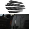 KSTE 4 Pcs Carbon Fiber Mudguards Door Guard Bumper Protector