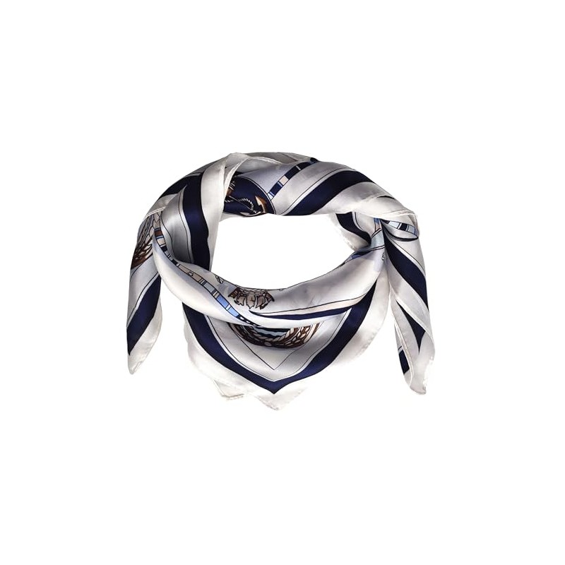 SeaBright TC-S-BH-2405-53-1 Women's Silk Scarf Bandana 100% Silk Satin 13