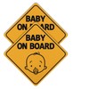 Hyber&Cara Baby On Board Sign Car Magnetic Baby In Car