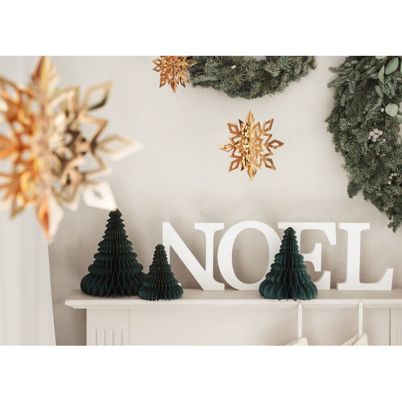 Reusable Decorative Christmas Tree Ornament Honeycomb Ball Cardboard Decoration Christmas